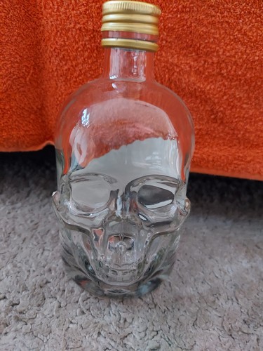 Glasflasche totenkopf - glasflasche,