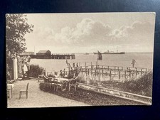 AK Nordenham, Am Bootshaus, um 1910