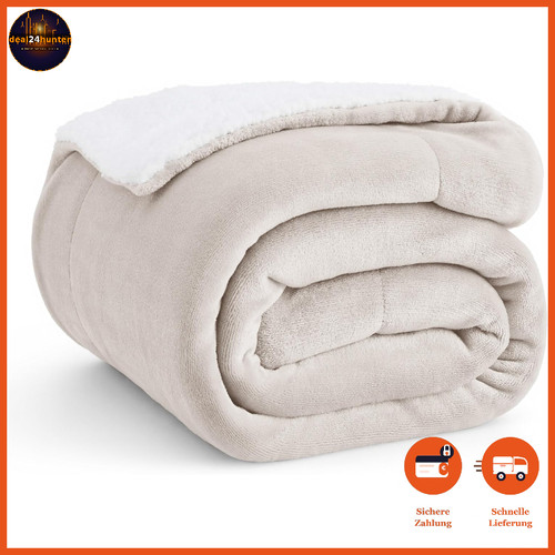 Kuscheldecke sherpa warm - kuscheldecke,