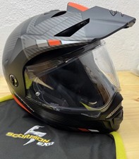 SCORPION Klapphelm ADX-2 LEWIS schwarz matt orange mit Sonnenblende Gr. M
