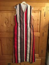 Winter Schlafsack 150 cm NEU Streifen rot braun beige