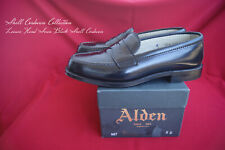Alden Pferdeleder Shell Cordovan 8 D Leisure Hand Sewn Black Shell Cordovan OVP