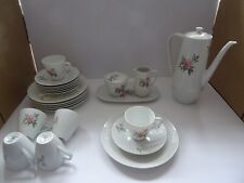 Hutschenreuther Exzellenz Rosita Kaffeeservice für 6  Personen  21 Teile
