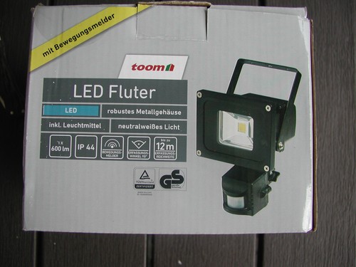 Led fluter mit bewegungsmelder - fluter,
