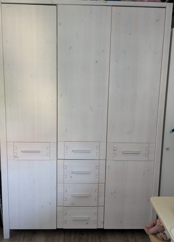 Kleiderschrank holz massiv - kleiderschrank,