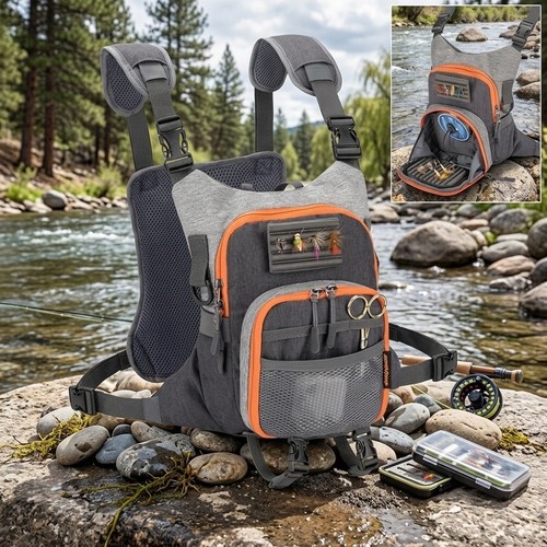 Fliegenfischen chest pack - fliegenfischen,