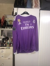 Real Madrid 16/17 Cristiano Ronaldo #7 Away UCL Langarm Trikot Xl Replica