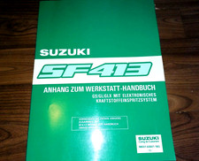 SUZUKI SWIFT SF413 II. Generation 1989-1995 Benzineinspritzung WERKSTATTHANDBUCH
