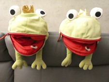2x Ikea Frosch Minnen*Kissen mit Geheimfach*Zwillinge