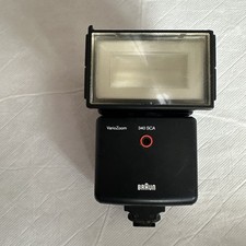 Braun Blitzlichtgerät VarioZoom 340SCA Blitzer Vintage Blitzgerät 