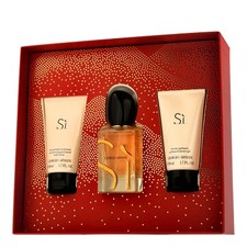 Giorgio Armani Sì - Set nachfüllbar Shower Gel+Body Lotion 50ml-50ml-50ml
