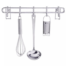 WENKO Haken Leiste Edelstahl Wand Kochen Utensilien Halter STYLE Küchen Helfer