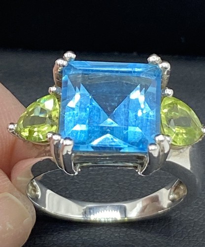 Topas peridot 925 - peridot, silber