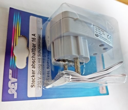 Stecker mit schalter ohne - mit,