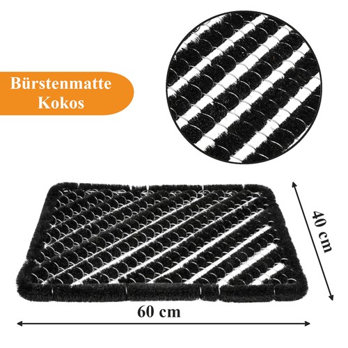 Fußmatte kokosmatte türmatte - fußmatte,
