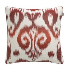 GANT Wave Kissen 50x50 cm Roter Aquarelleffekt Dekorativer Kissenbezug