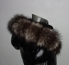 Silberfuchs Pelz Kapuzen