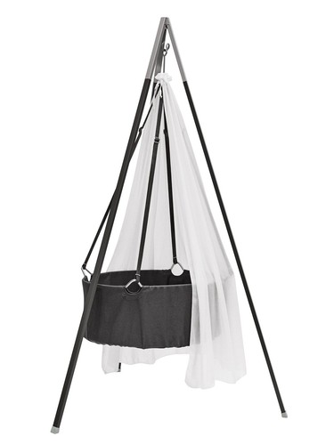Leander babywiege grau mit - leander-babywiege,