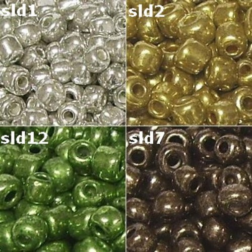 50g rocailles 4mm perlen - rocailles,