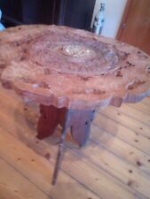 Tisch, Beistelltisch, Couchtisch aus geschnitztem Teak, 1970er