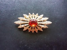 Vintage Brosche signiert