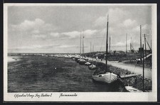 Deep, An der Promenade vom Ostseebad, Ansichtskarte 