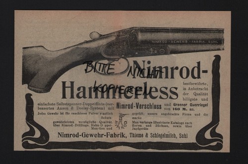 Suhl werbung 1903 - suhl,,