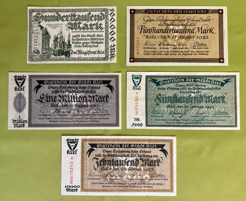 Konvolut banknoten notgeld - konvolut,