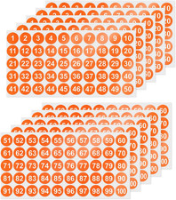 500 Stück 1-100 Nummer
