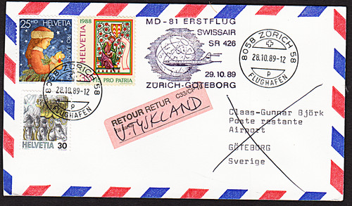 Swissair 1989 zürich - 1989,