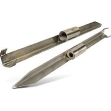 Black Cat Edelstahl Rutenhalter für Wallerruten