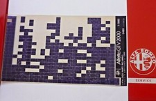 ALFA ROMEO ALFETTA GTV 2000 01-1985 original Ersatzteil Katalog ETK