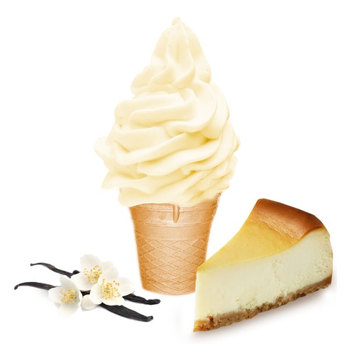 Vanille käsekuchen softeis - käsekuchen,