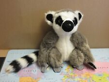 Plüschtier Lemur  21 cm sitzend Plüschtier Stofftier Kuscheltier