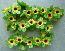 Sonnenblumen Girlanden gelb