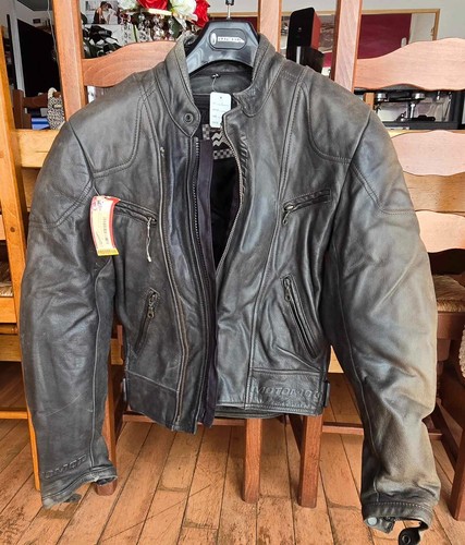 Motorradjacke leder mit - motorradjacke,