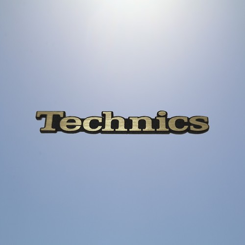 Technics 50x7mm badge - technics,