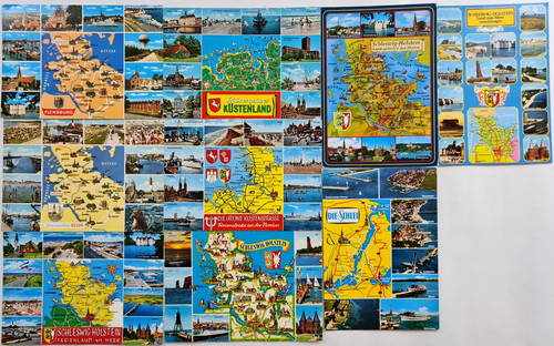 Postkarten lot landkarten - postkarten,