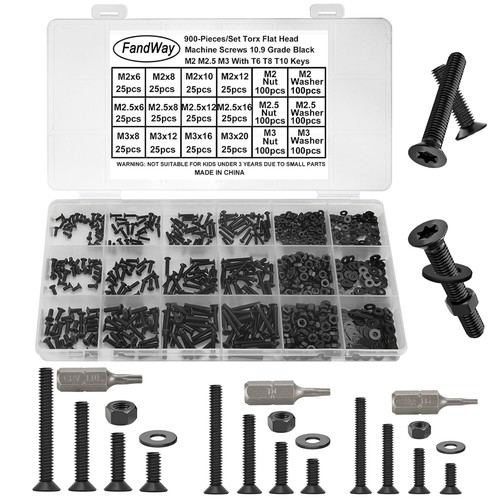Torx schrauben set 900 - 900, stück