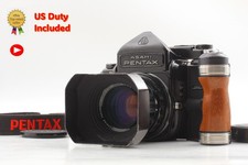[Opt NEUWERTIG mit Griffhaube] Pentax 6x7 67 TTL Filmkamera SMC T 105mm...