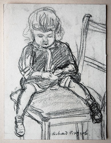 Orig kohlezeichnung 1916 - orig.,