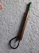 antike MESSING LUFTPUME PUMPE Imker Rauchpuster Bestäubung Sprühpumpe 32cm Ø 4cm