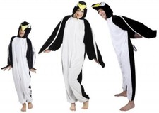 Pinguin Kostüm Overall Plüsch Tier Pinguinkostüm Pinguinoverall Eisbär Löwe Eis