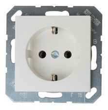 1197103 Jung SCHUKO®-Steckdose, 16 A 250 V ~, Duroplast, Serie AS/A, alpinweiß