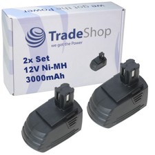 2x Trade-Shop AKKU 12V 3000mAh