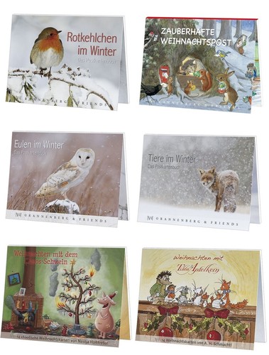 Postkartenbuch tiere winter - postkartenbuch,