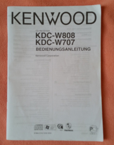 Bedienungsanleitung kenwood - bedienungsanleitung,