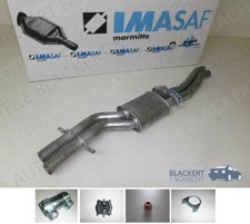 IMASAF Auspuff Mitteltopf für BMW 3er E46 320/325/330 i/Ci M54+Zubehör 2000-2007