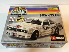 Burago Die-Cast Metal Kit BMW 635 CSi Cod 5173 1:24 Ungebaut/Ovp geöffnet