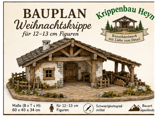 Bauplan weihnachtskrippe - bauplan,